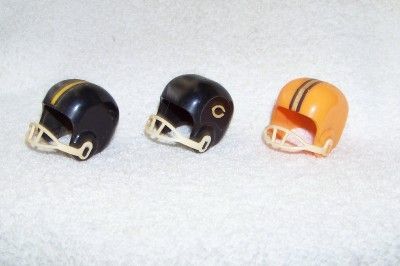 RARE 1969 KESSLER WHISKEY MINI FOOTBALL HELMET DISPLAY BLACK NEW 