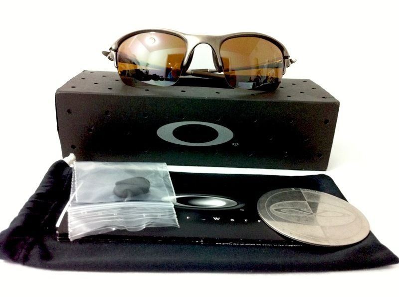 OAKLEY Half X Mens Sunglasses Plasma Frames Tungsten  