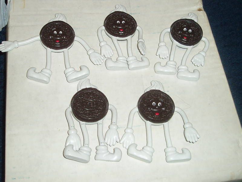 Lot of 5 NABISCO OREO Cookie BENDIES New 1980s  