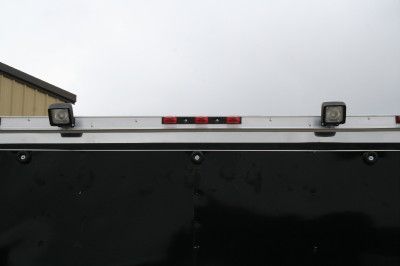 5x24 Enclosed Cargo Auto Hauler Race Car Trailer 5200 Black Ramp 