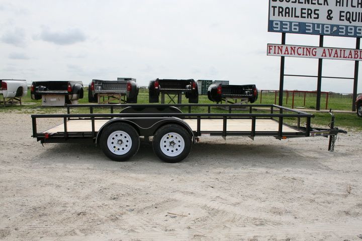 New 16 x 7 Bumper Pull Equipment Utility Trailer w/3500 Axles  