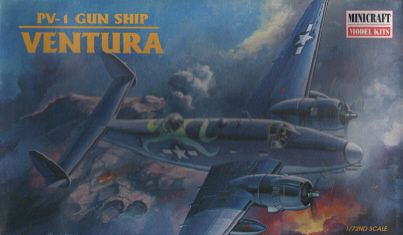 PV 1 Gun Ship Ventura   MiniCraft Model   Scale 172   NEW SEALED BOX 