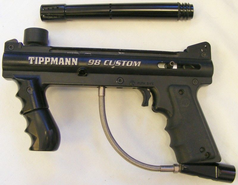 TIPPMAN 98 CUSTOM TPI PAINTBALL MATKER / GUN WITH EXTRAS  