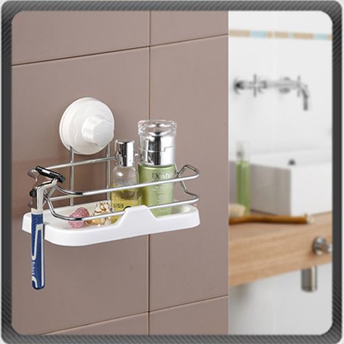 Bathroom Shelf w Suction Cup 2 Ways of Installation New  