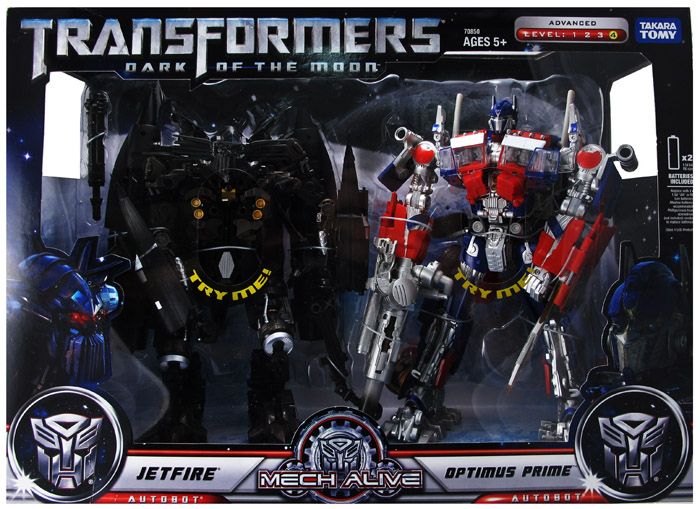  TOMY TRANSFORMERS DOTM LEADER CLASS JETFIRE + BUSTER OPTIMUS PRIME 2 