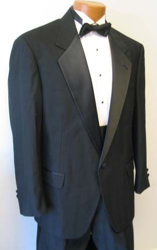 Black Karl Lagerfeld Notch Tuxedo Jacket 3 Boys  