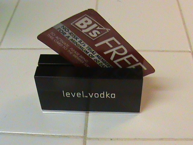 ABSOLUT LEVEL VODKA BUSINESS CARD HOLDER ~NICE~  