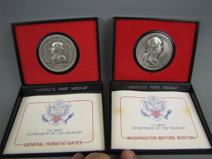 Americas First Pewter Medals Revolutionary War  