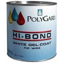 HI BOND White Gel Coat WITH WAX Gallon 701500  
