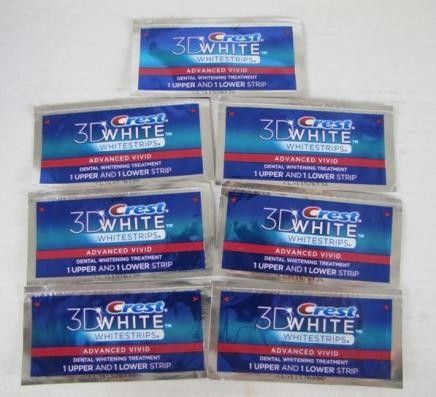   3D ADVANCED SEAL VIVID WHITESTRIP WHITE STRIP TEETH WHITENING  