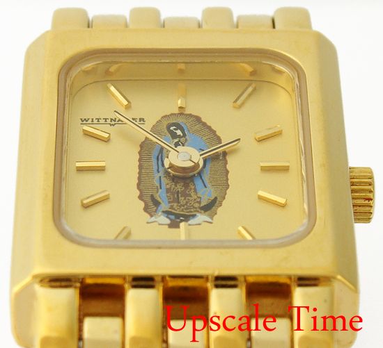 Wittnauer Gold Tone Virgin Mary Ladies Watch 5243100  